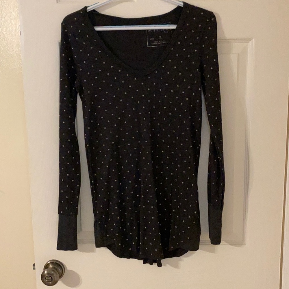 We the Free long sleeve waffle knit shirt